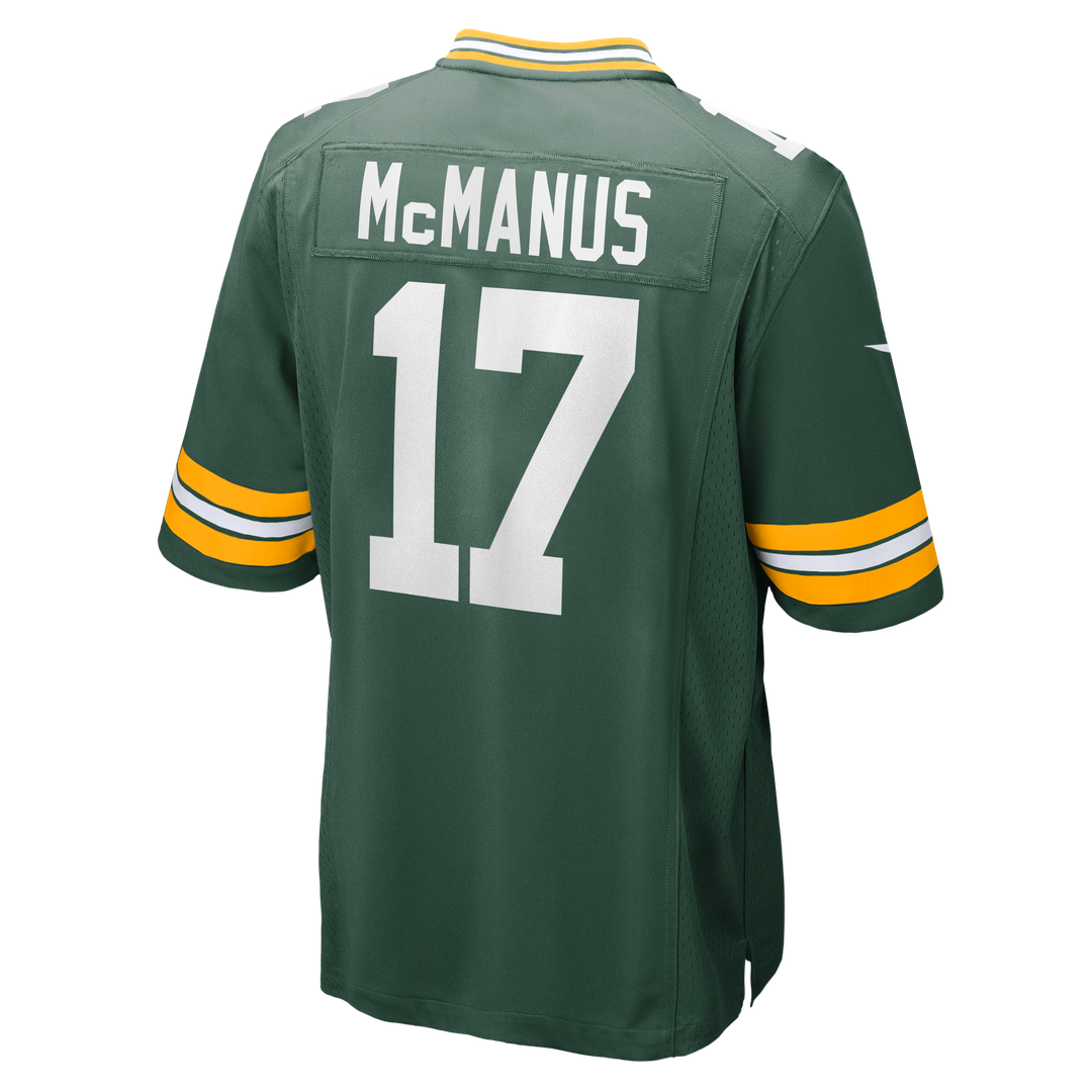 Green Bay Packers Brandon McManus Nike Team Game Jersey - Green