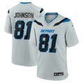 Detroit Lions Calvin Johnson Nike 2026 Rivalries Collection Game Jersey - Silver
