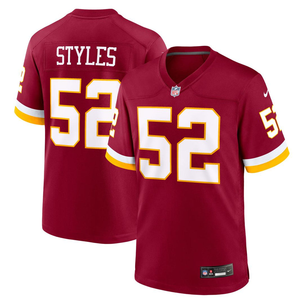 Washington Commanders Sonny Styles Nike Team Game Jersey - Burgundy