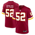 Washington Commanders Sonny Styles Nike Team Game Jersey - Burgundy
