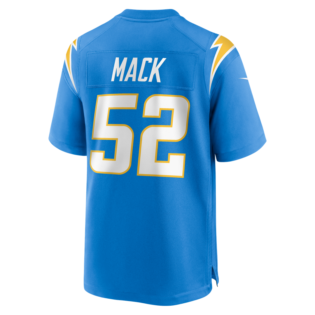 Los Angeles Chargers Khalil Mack Nike Game Jersey - Powder Blue