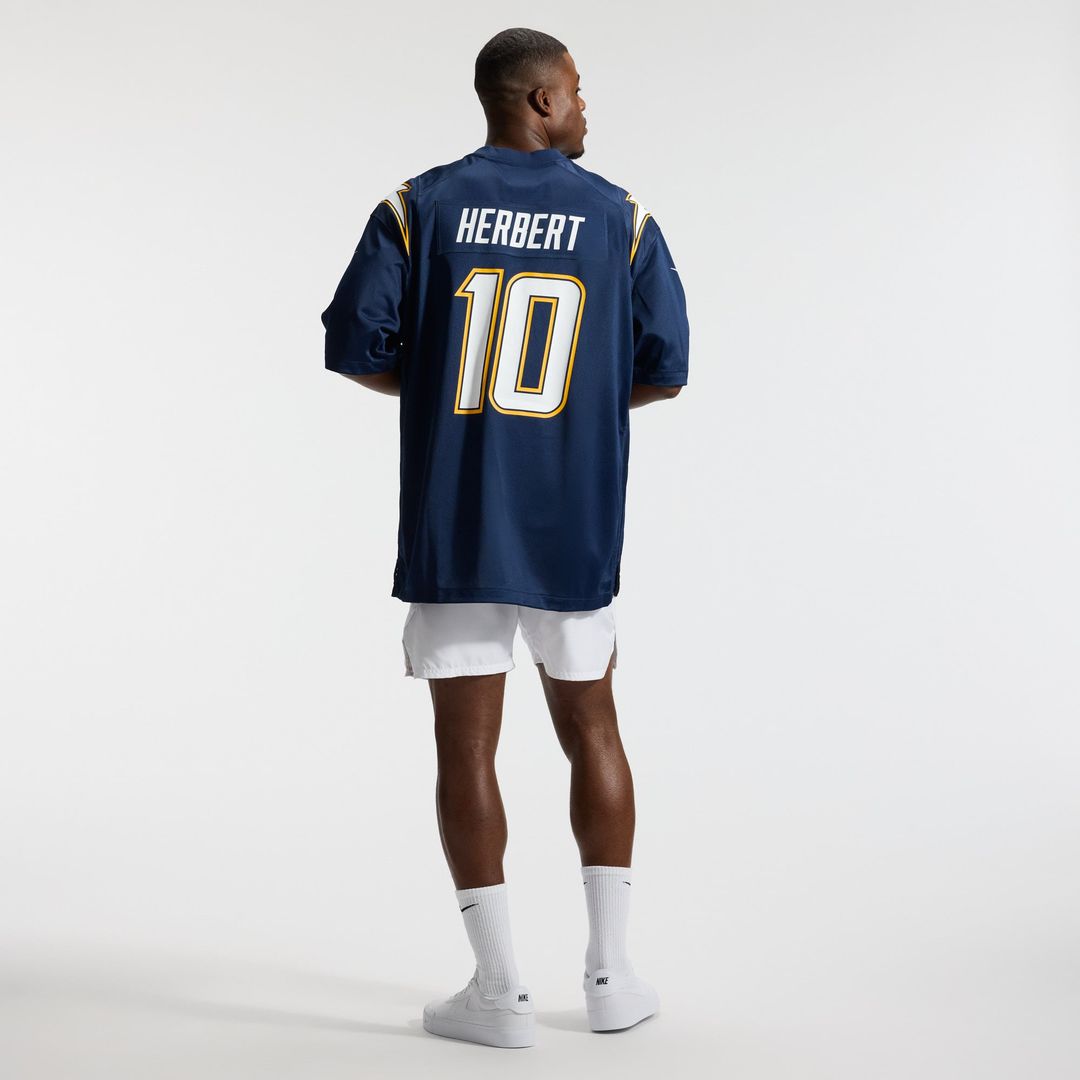 Los Angeles Chargers Justin Herbert Nike Player Game Jersey - Powder Blue