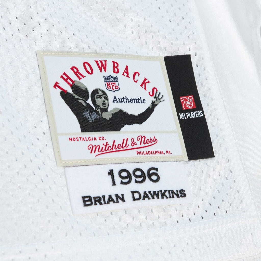 Philadelphia Eagles 1996 Brian Dawkins Mitchell & Ness Authentic Throwback Retired Player Jersey - White