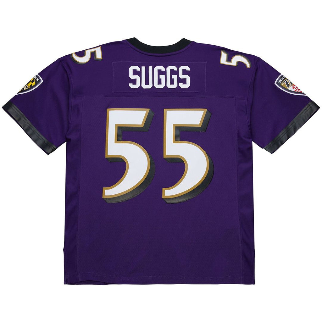 Baltimore Ravens Terrell Suggs Mitchell & Ness 2003 Legacy Replica Jersey - Purple