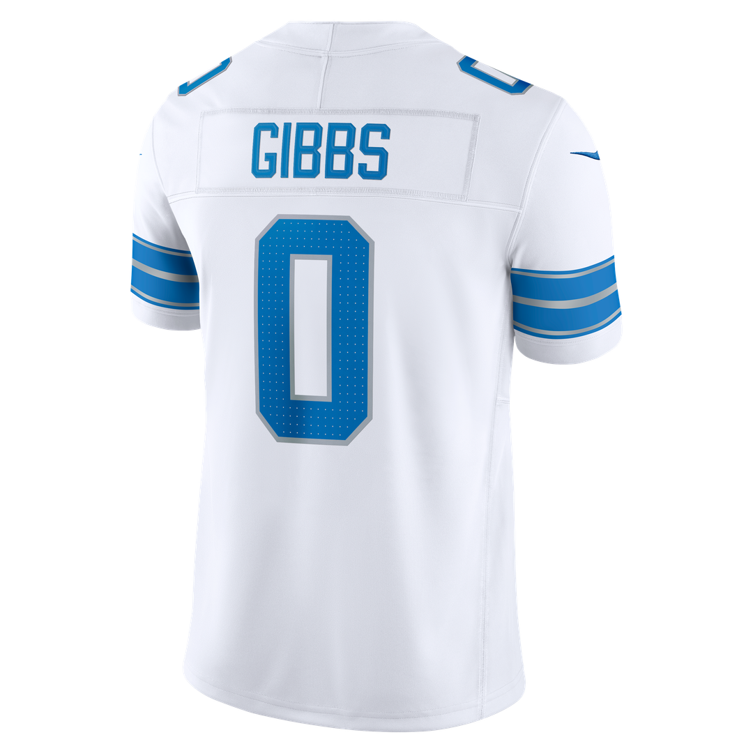 Detroit Lions Jahmyr Gibbs Nike Vapor F.U.S.E. Stitched Limited Jersey - White