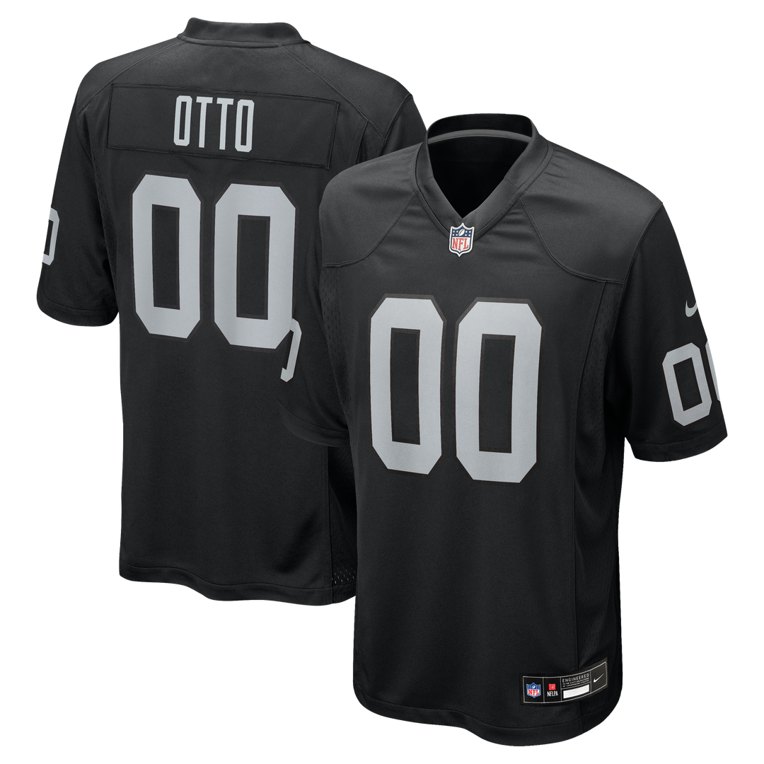 Las Vegas Raiders Jim Otto Nike Game Retired Player Jersey - Black