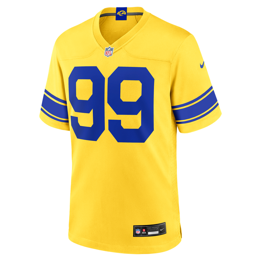 Los Angeles Rams Aaron Donald Nike Game Jersey - White