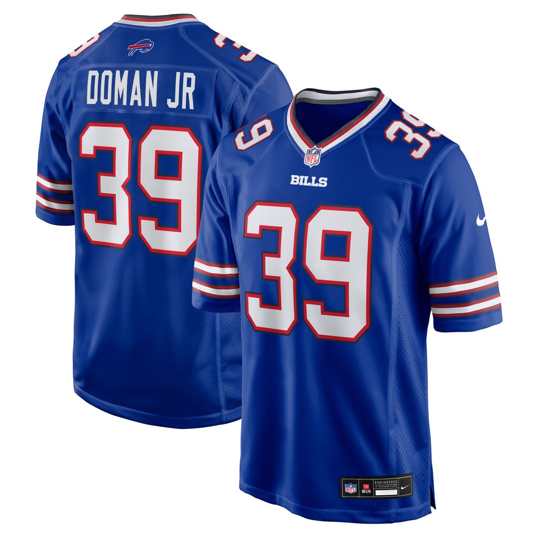 Buffalo Bills Tommy Doman Jr Nike Team Game Jersey - Royal