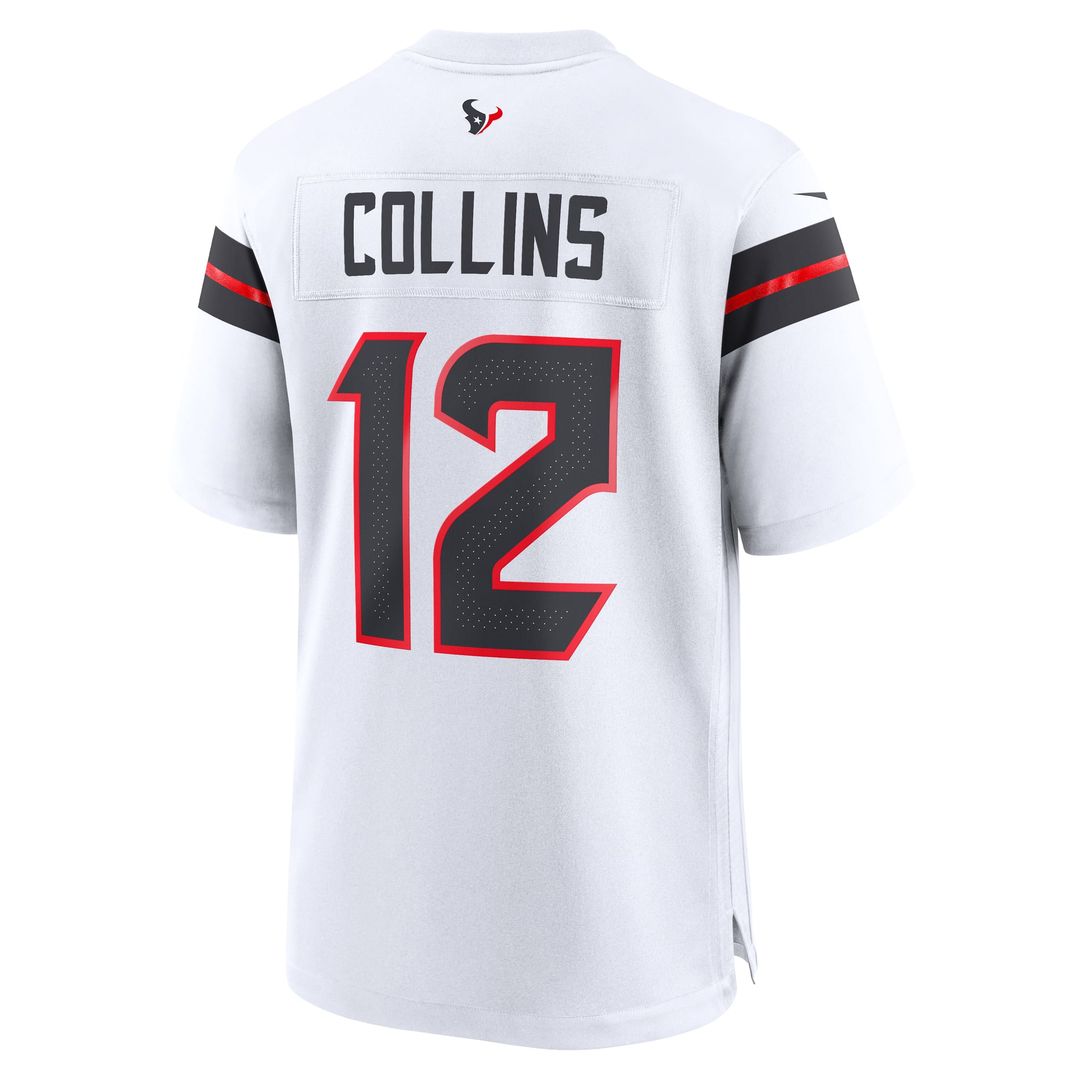 Houston Texans Nico Collins Nike Game Jersey - White
