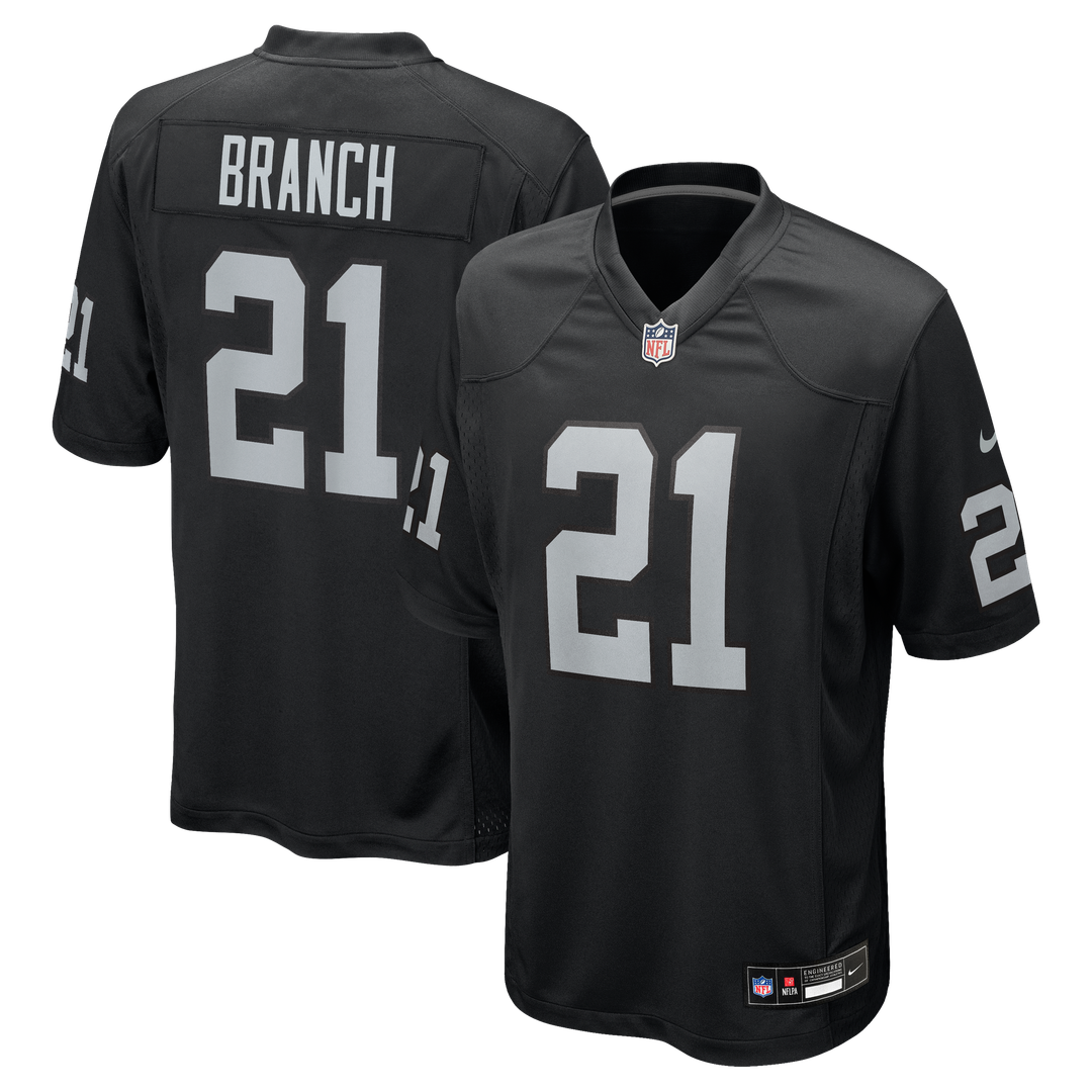 Las Vegas Raiders Cliff Branch Nike Retired Player Game Jersey - Black